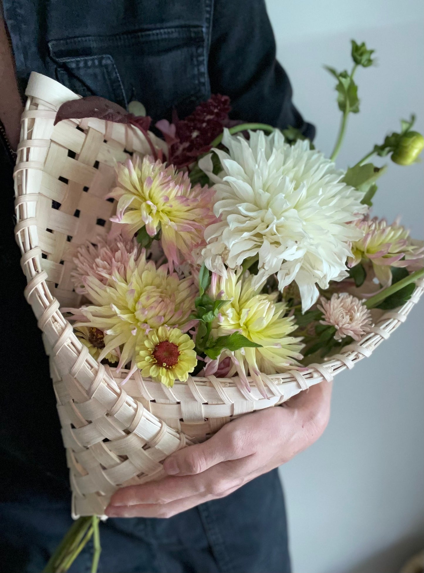 Woven Flower Sleeve Beginner Basket Weaving Kit