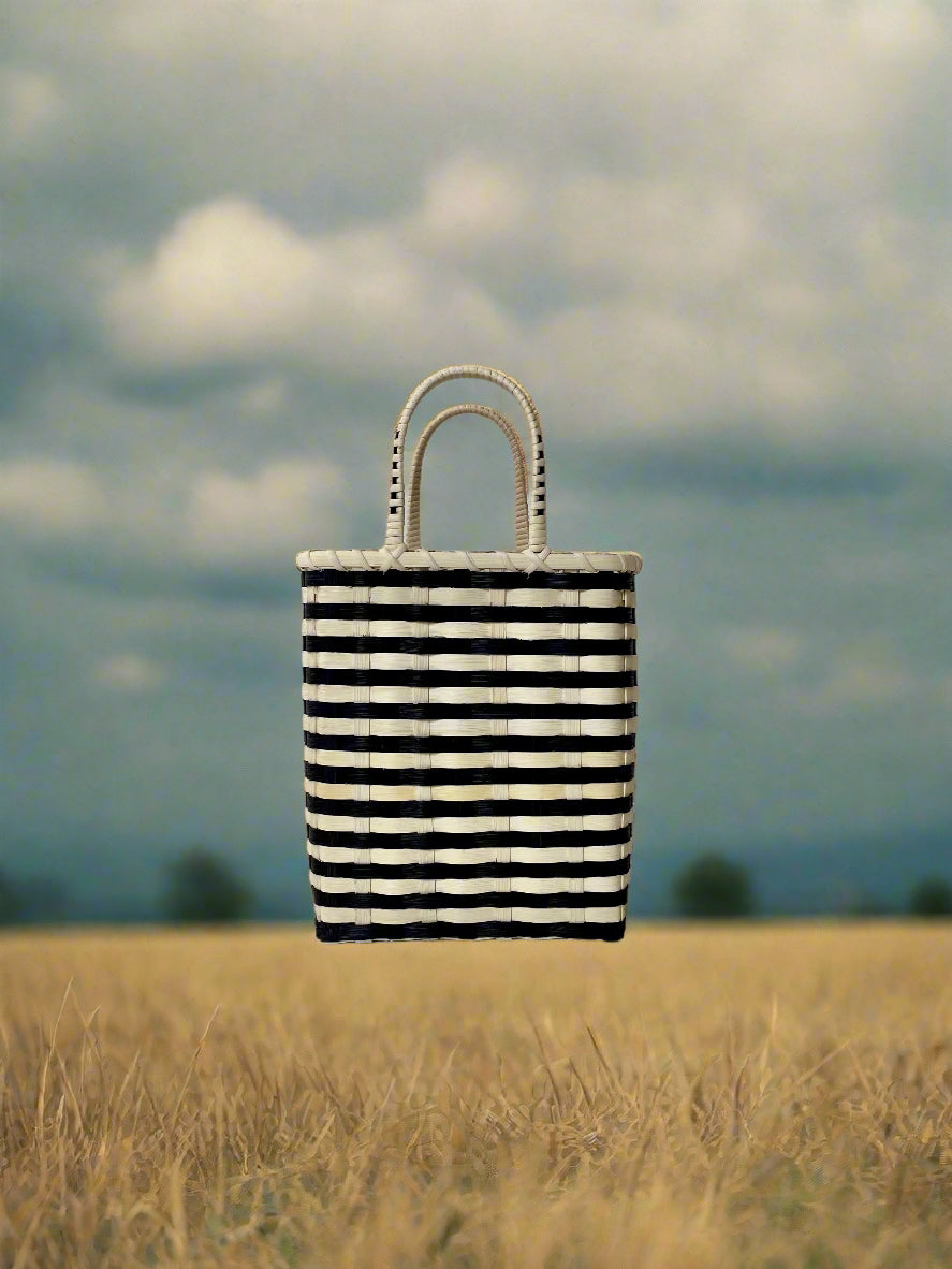 Retro-Travel Bucket Basket