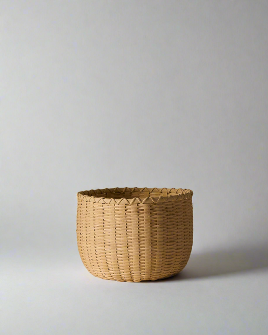 Natural rattan basket