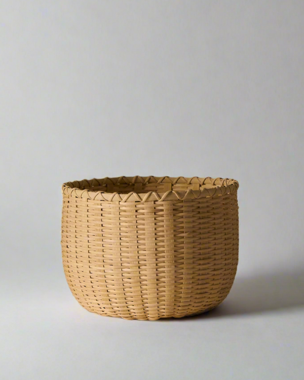 Natural rattan basket
