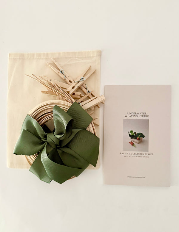 Panier de Crudités Beginner Basket Weaving Kit