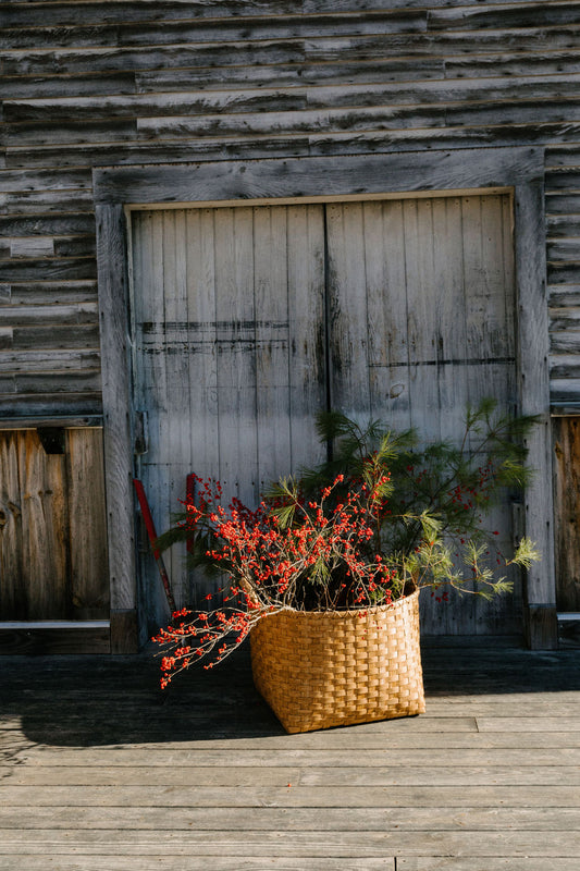 Gray Garden Basket