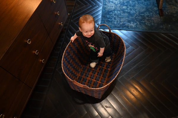 Striped New Gloucester Basket