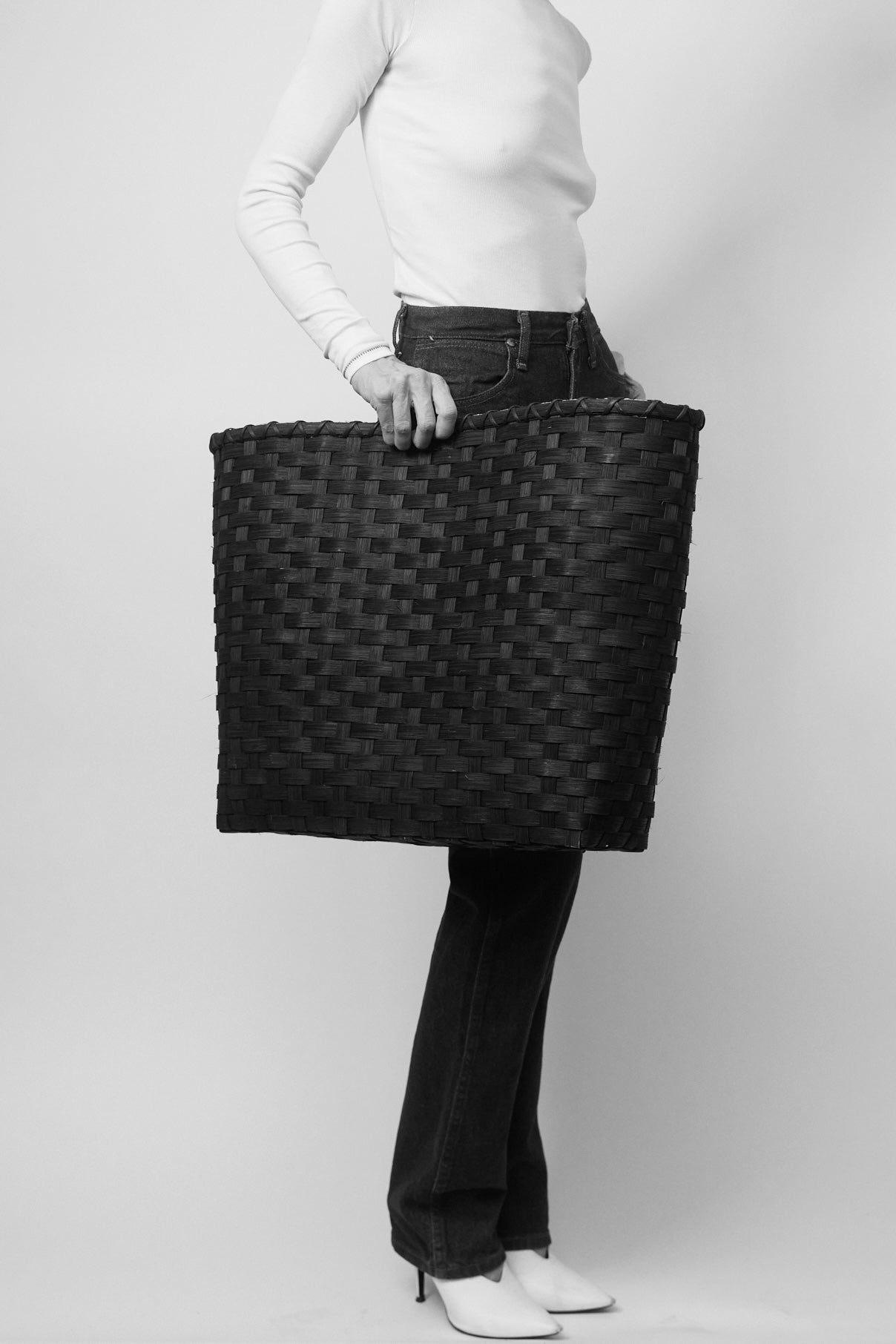 Oversized Woven Clutch