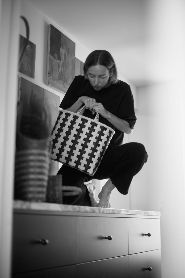 T-Striped Shopping Basket