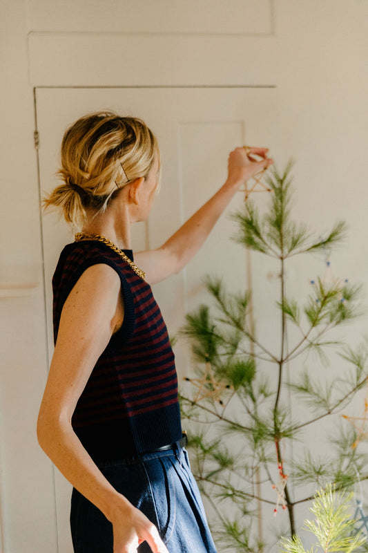 Hand Crafted Wicker Tree Ornaments