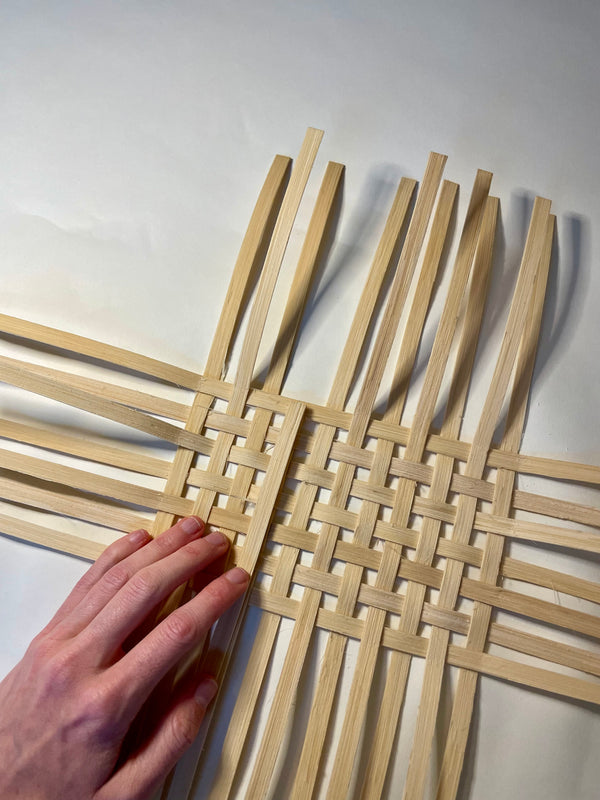 Panier de Crudités Beginner Basket Weaving Kit