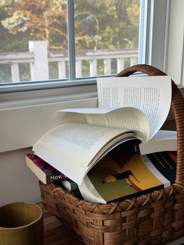Folk Fleur Hand Basket
