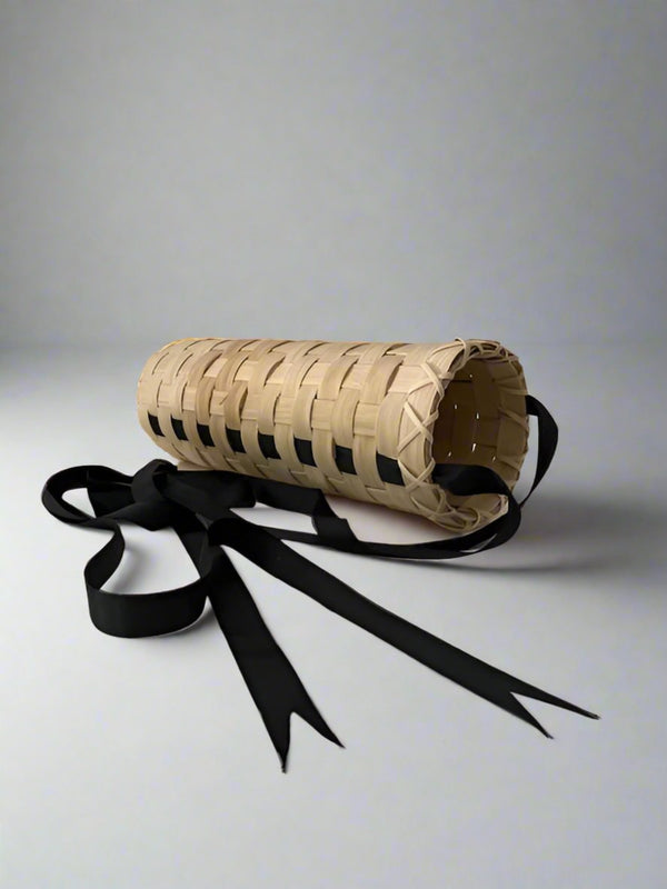 The Ribbon Bucket Basket Beginner Basket Weaving Kit