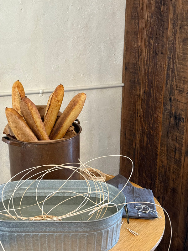 The Baguette Basket Beginner Basket Weaving Kit