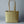 Woven basket with handles on a plain background