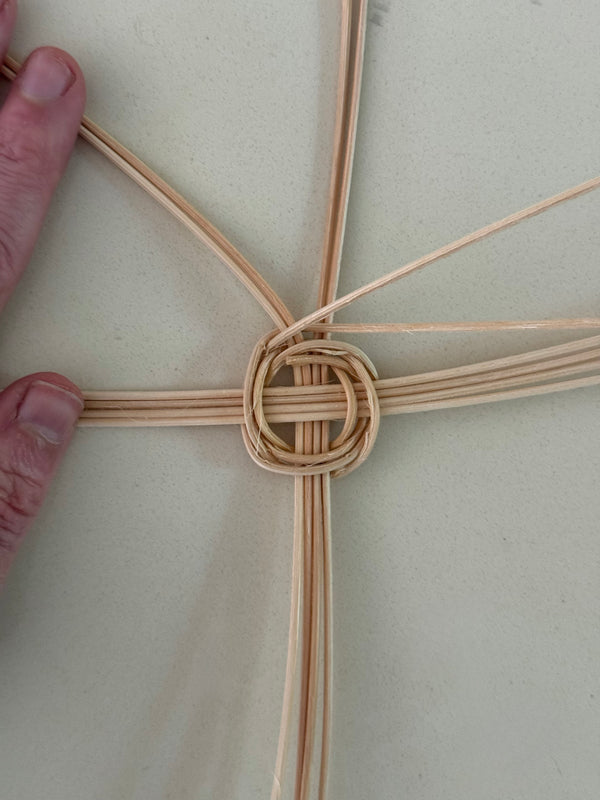 Set of Two Mini Wicker Cloche: Beginner Basket Weaving Kit