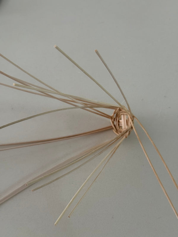 Set of Two Mini Wicker Hand Baskets: Beginner Basket Weaving Kit