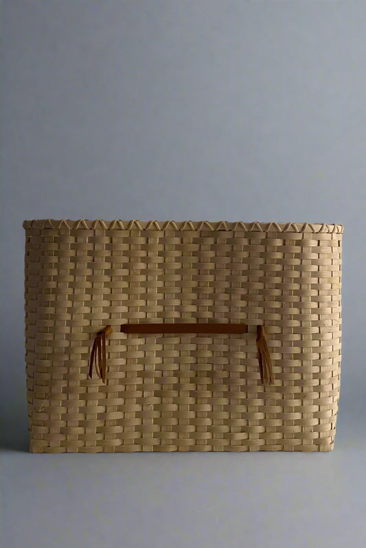 Tassel Clutch, Oversized Woven Square