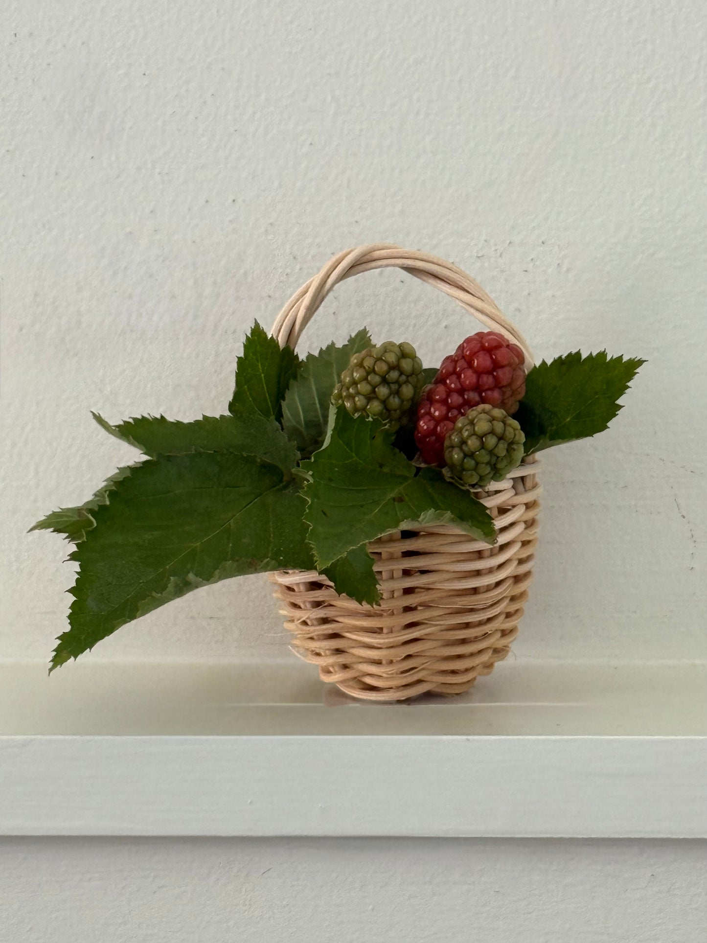 Set of 2 Mini Wicker Hand Baskets: Beginner Basket Weaving Kit