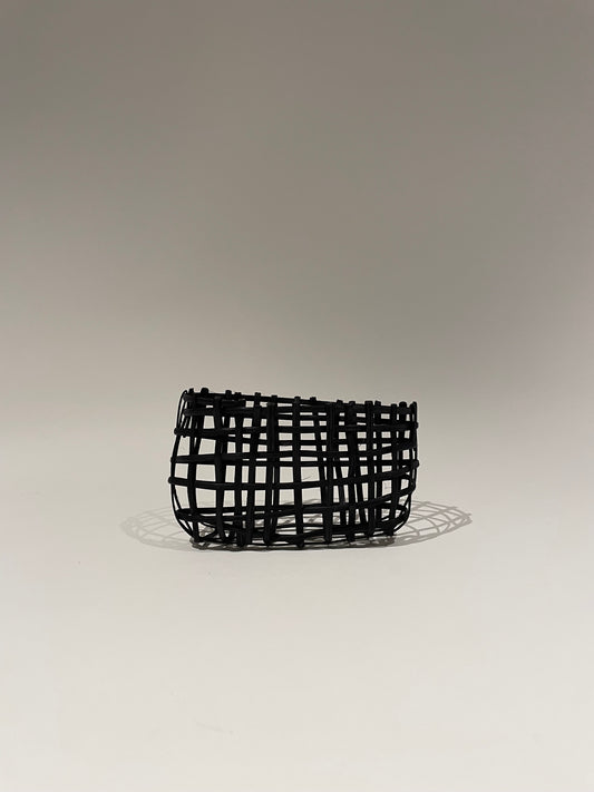 Organic Woven Clutch, Black