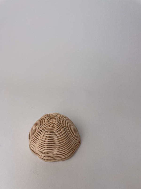 Set of Two Mini Wicker Cloche: Beginner Basket Weaving Kit