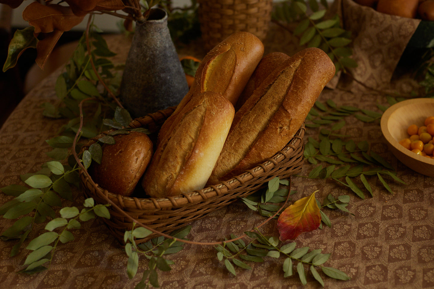 Herringbone Bread Basket