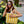 Retro-Striped Shoulder Basket