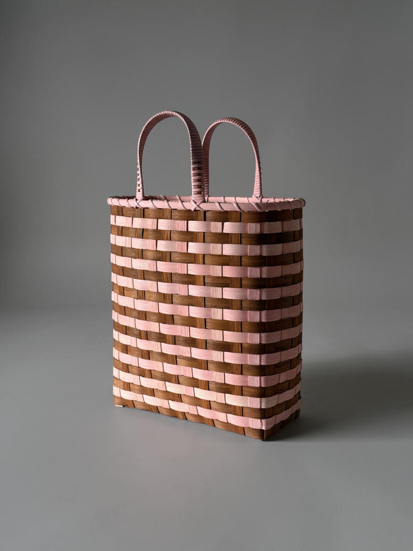 Retro-Striped Towel Tote