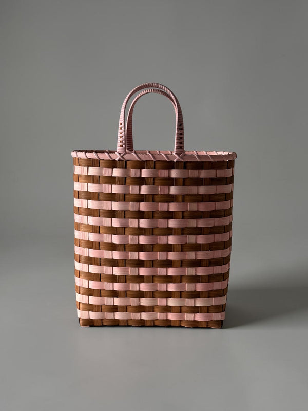 Retro-Striped Towel Tote