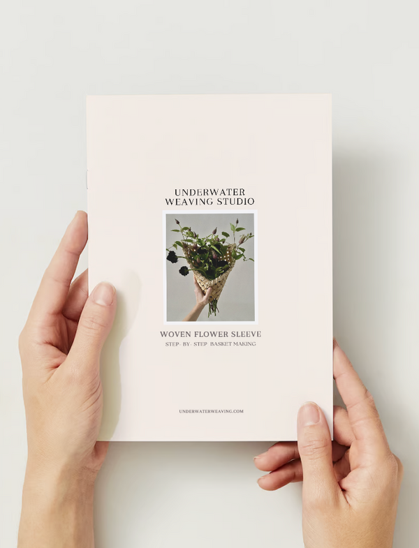 Woven Flower Sleeve Beginner Basket Weaving Kit