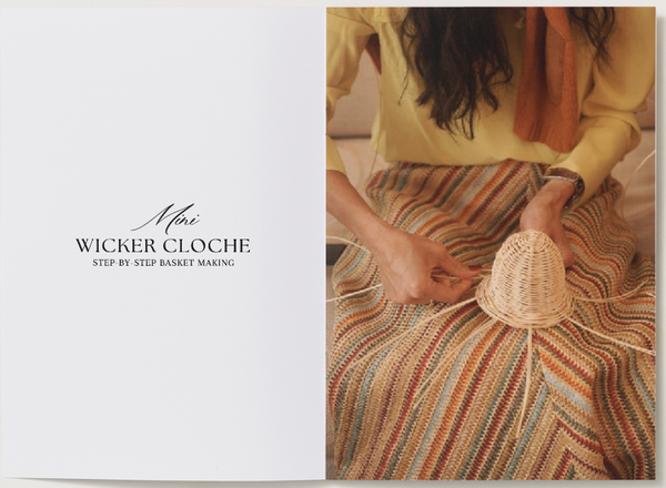 Set of Two Mini Wicker Cloche: Beginner Basket Weaving Kit