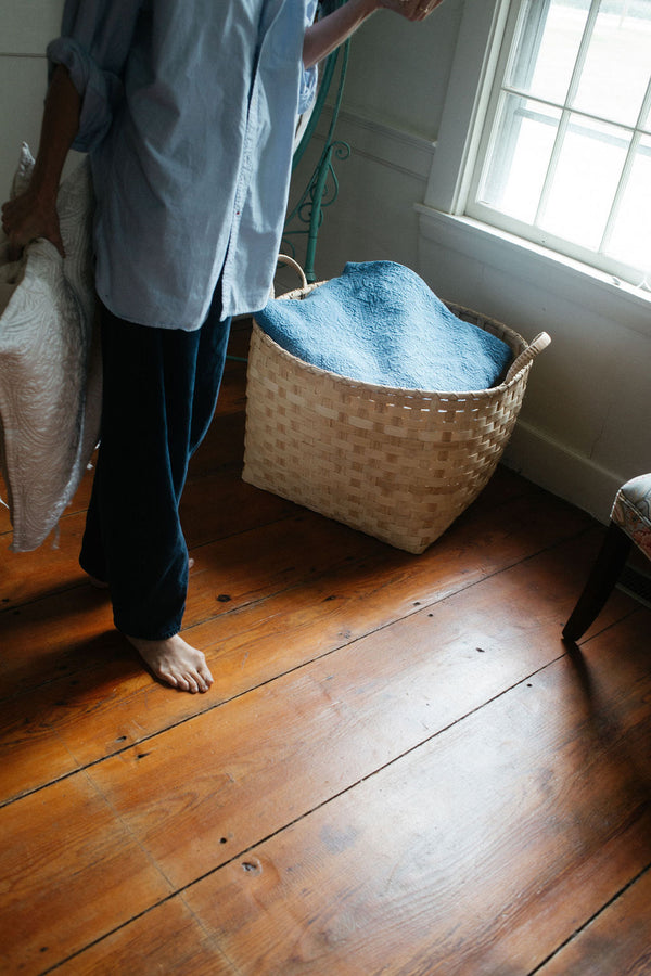 Gray Garden Basket