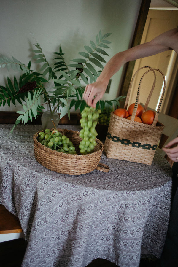 New England Woven Lunch Basket