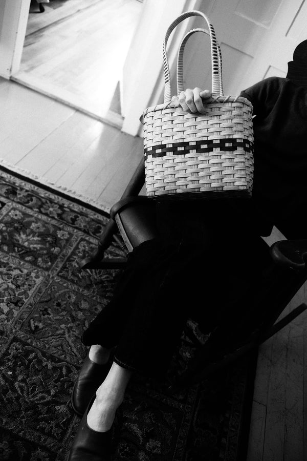 New England Woven Lunch Basket
