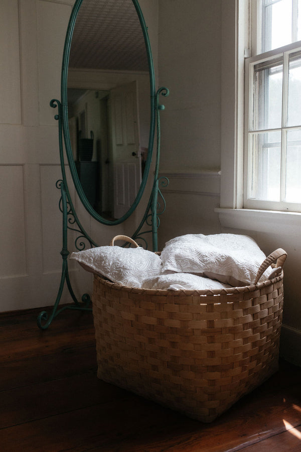Gray Garden Basket