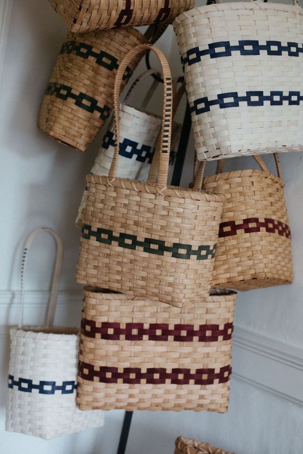 New England Woven Lunch Basket