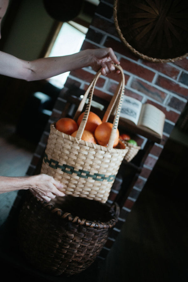 New England Woven Lunch Basket