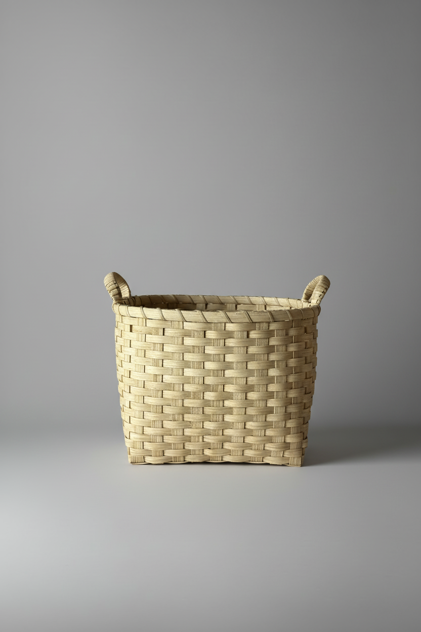 Basket with grey backdrop
