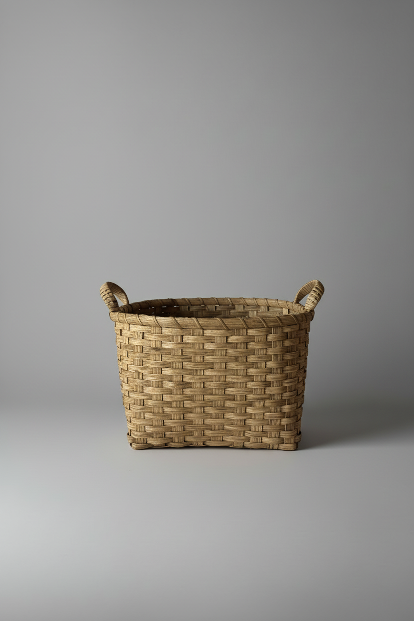 Basket with grey backdrop
