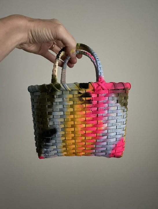 Painted Woven Tote